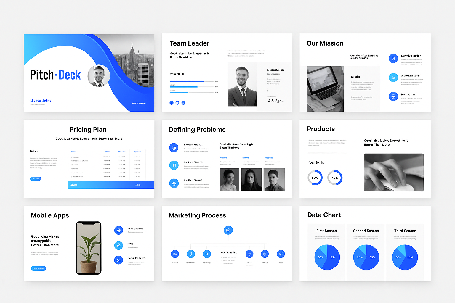 Pitch deck writng service